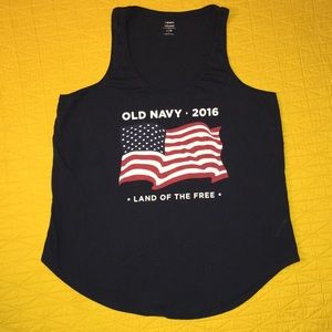 Old Navy Land of the Free tank top